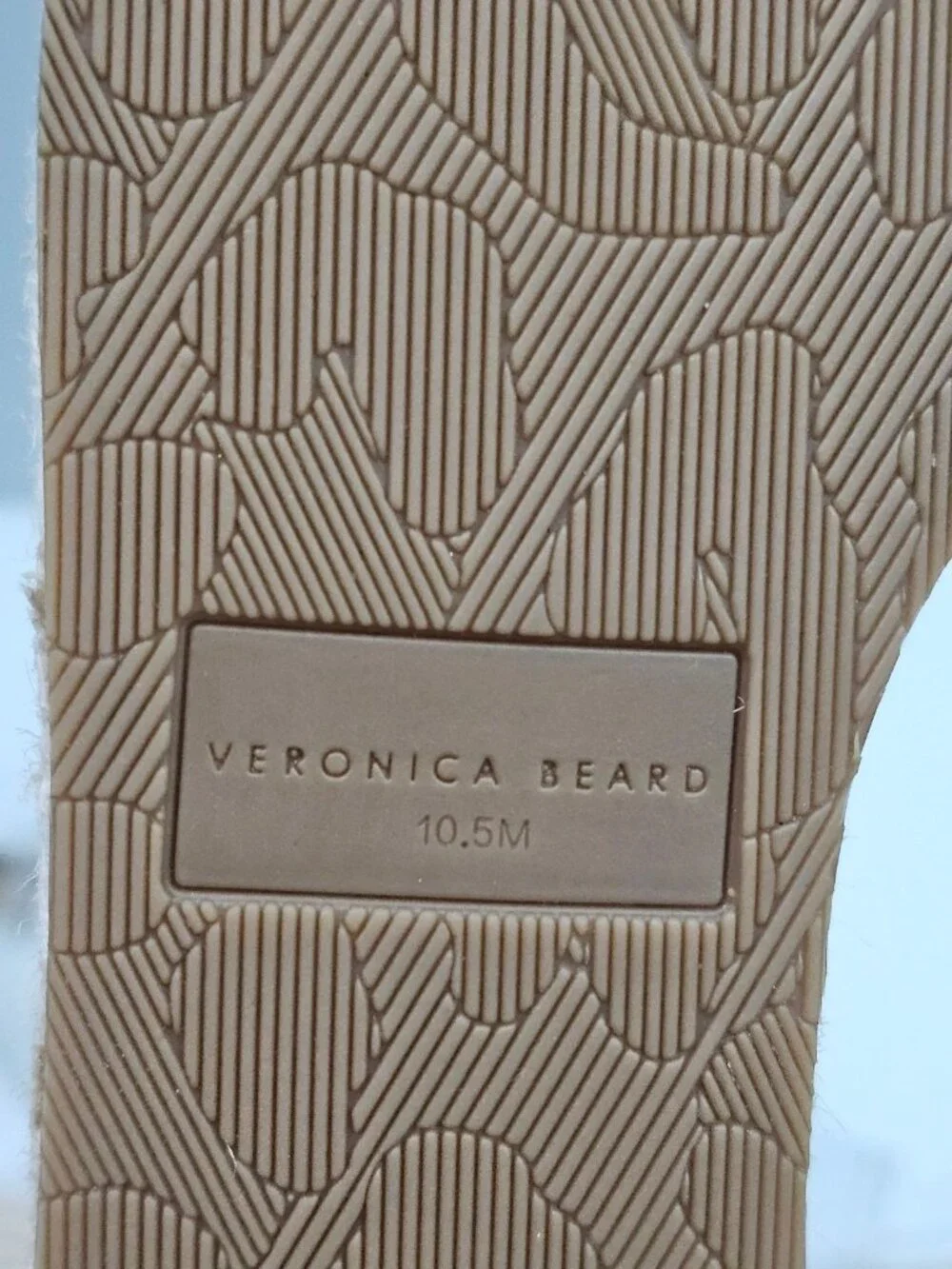 Veronica Beard Gianna Espadrille Wedge Sandal 10.5 White Leather Ankle Strap